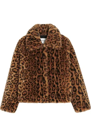 Apparis Chaqueta con estampado de leopardo