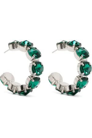 FORTE FORTE Pendientes con detalles de cristales