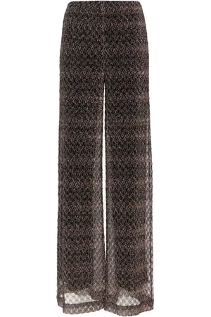 Missoni Pantalones palazzo de talle alto