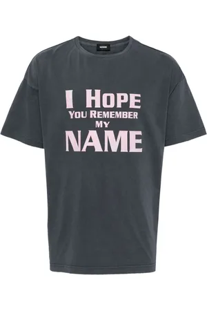 We11 Done Camiseta con letras