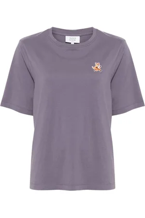 Maison Kitsuné Camiseta con parche de zorro