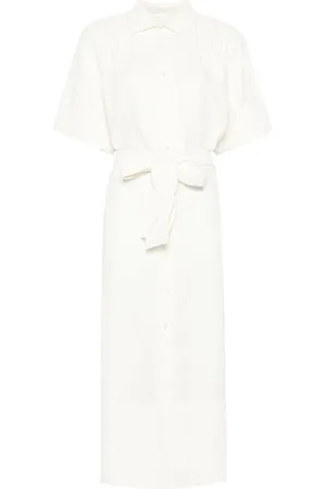 Ralph Lauren Vestido camisero midi con cinturón