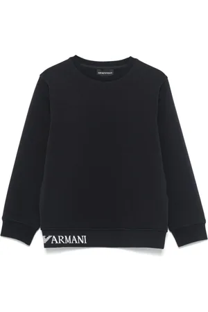 Emporio Armani Sudadera con ribete del logo