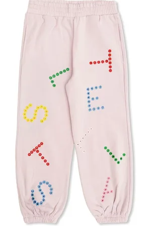 Stella McCartney Pantalones joggers con logo