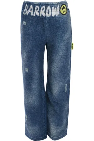 BARROW Pantalones elásticos con logo estampado