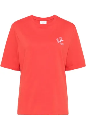 Maison Kitsuné Camiseta con motivo de zorro