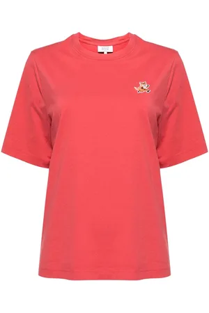 Maison Kitsuné Camiseta con parche del logo