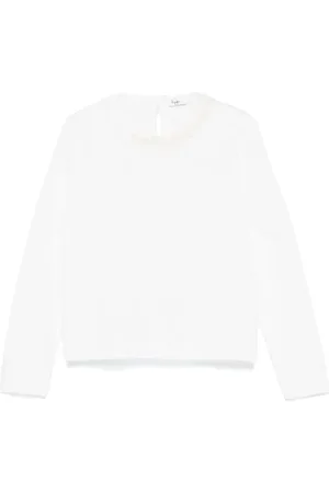 Il gufo Camiseta con cuello con volantes
