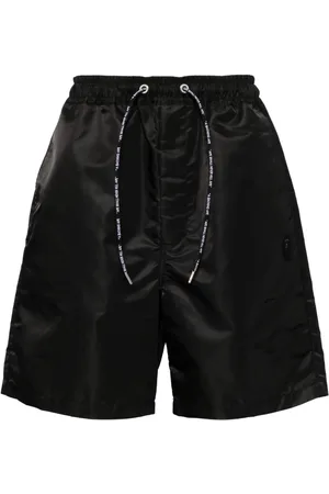 A Bathing Ape Bermudas holgadas con logo bordado