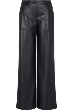 Armani Exchange Pantalones palazzo con bolsillo de parche