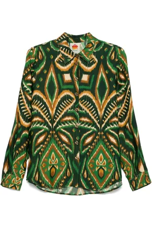 Farm Rio Camisa Pineapple Ikat