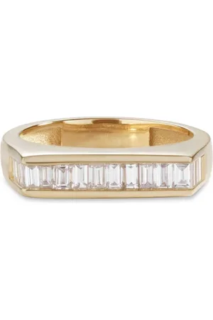 JACQUIE AICHE Anillo en oro amarillo de 14 ct con diamante