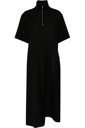 Plan C Vestido midi con media cremallera