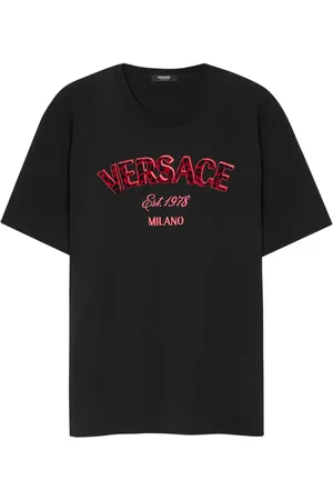 VERSACE Camiseta Wild Stamp bordada