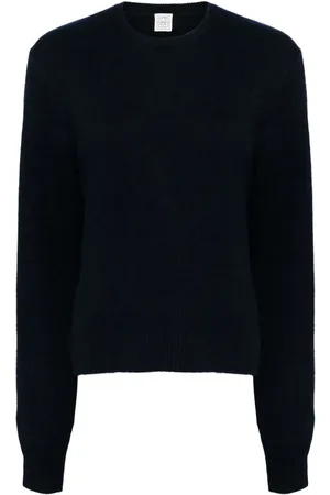Totême Jersey corto con cuello redondo