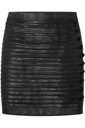 VERSACE Falda corta lisa