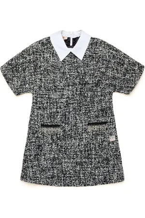 Nº21 Vestido acampanado de tweed