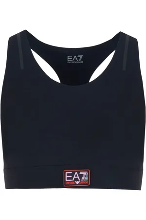 EA7 Sujetador deportivo con aplique del logo