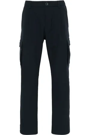 HERNO Pantalones cargo con diseño stretch