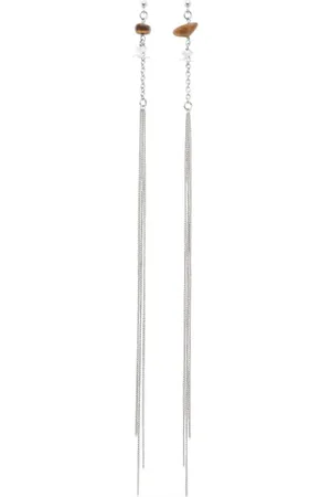 Courrèges Pendientes Stone Chain