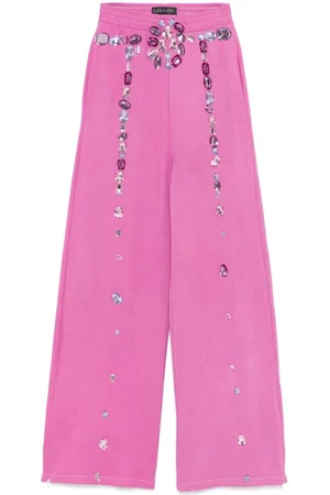 LOULOU Pantalones de chándal con detalle de cristales