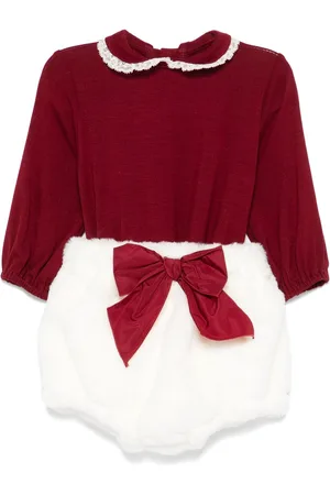 LA STUPENDERIA Set de body y pantalones cortos con lazo