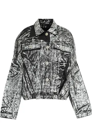 Uma Raquel Davidowicz Chaqueta vaquera con estampado abstracto