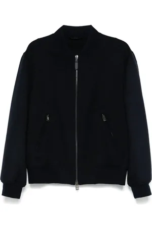 BRIONI Chaqueta bómber de fieltro