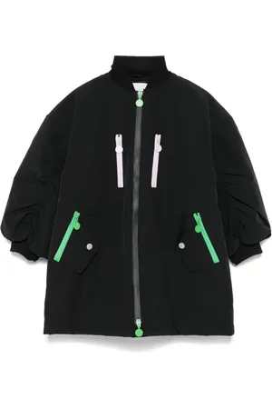 Stella McCartney Plumífero con franja del logo