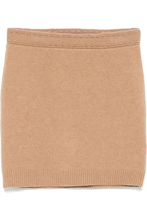 Fendi Falda corta de punto