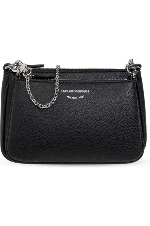 Emporio Armani Bandolera mini con ciervo estampado