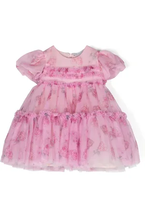 MONNALISA Vestido estampado con volantes