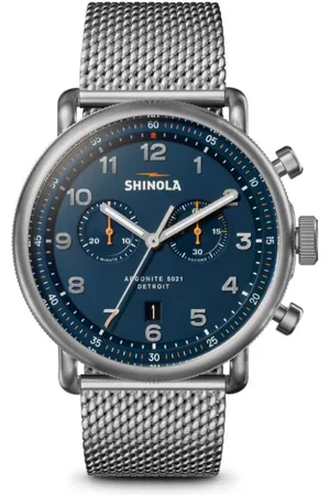SHINOLA Reloj Canfield Model C56 2 Eye Chrono de 43 mm
