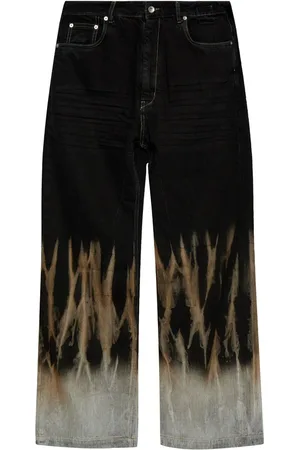 Rick Owens Vaqueros con efecto degradado