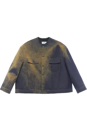 Maison Margiela Chaqueta vaquera con motivo de salpicadura de pintura