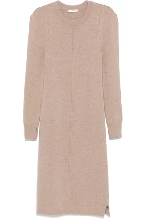 LEMAIRE Vestido midi con cuello redondo
