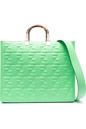 Fendi Bolso shopper con logo FF en relieve