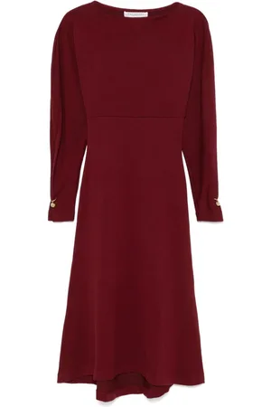 Serafini Vestido midi de punto fino