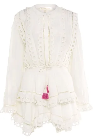 LOVESHACKFANCY Vestido corto Tindra
