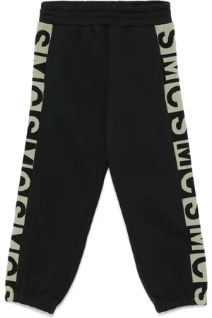 Stella McCartney Pantalones de chándal con logo en jacquard