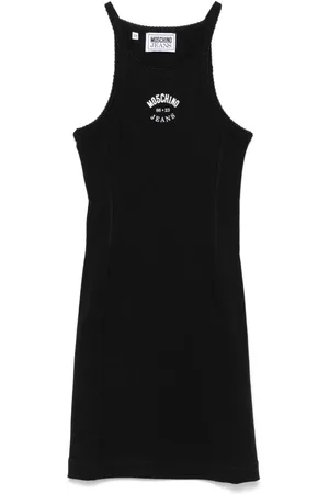 Moschino Vestido corto con logo estampado