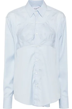 Vaquera Camisa con detalle de sujetador
