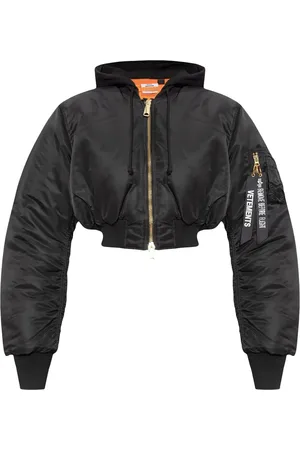 Vetements Chaqueta bómber corta con cremallera