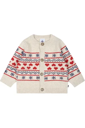 Petit Bateau Cárdigan en jacquard