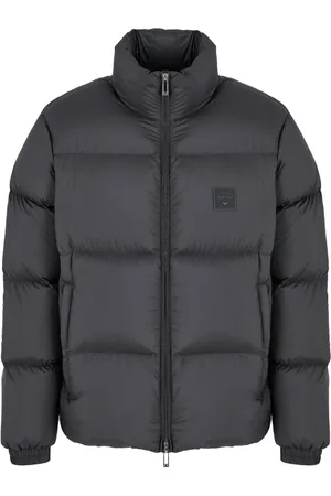 Emporio Armani Plumífero con parche del logo