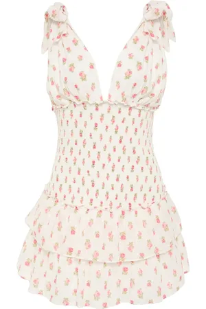LOVESHACKFANCY Vestido corto Rossi