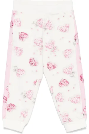 MONNALISA Pantalones de chándal con motivo de corazón