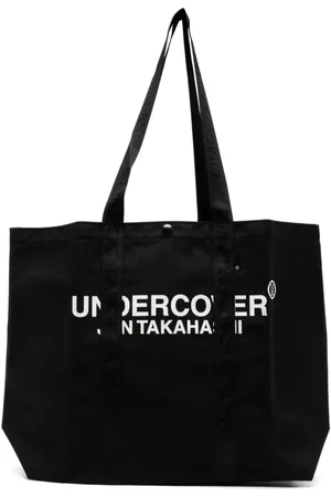 UNDERCOVER Bolso shopper con logo estampado
