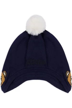 Moschino Gorro con motivo Teddy Bear