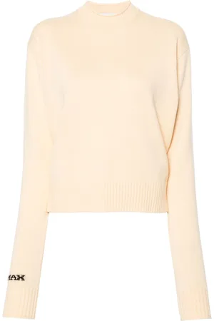 Max Mara Jersey con logo en jacquard